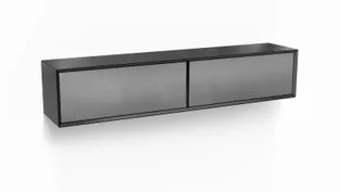 Glass (Гласс), цвет Черный+серый