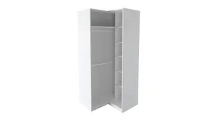 Keep (Кип), угловой модуль 53*236*58, модуль 100*236*58, набор 2, цвет Белый