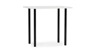 Trinity (Тринити) 80 Белый с круглыми черными опорами